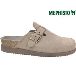 Mephisto Halina Taupe Velours sabot