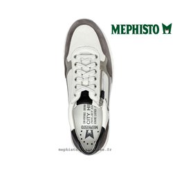 Mephisto Bradley Blanc/Gris lacets_richelieu