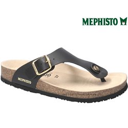Mephisto Melinda Noir cuir tong
