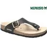 Mephisto Melinda Noir cuir tong