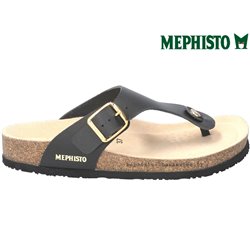 Mephisto Melinda Noir cuir tong