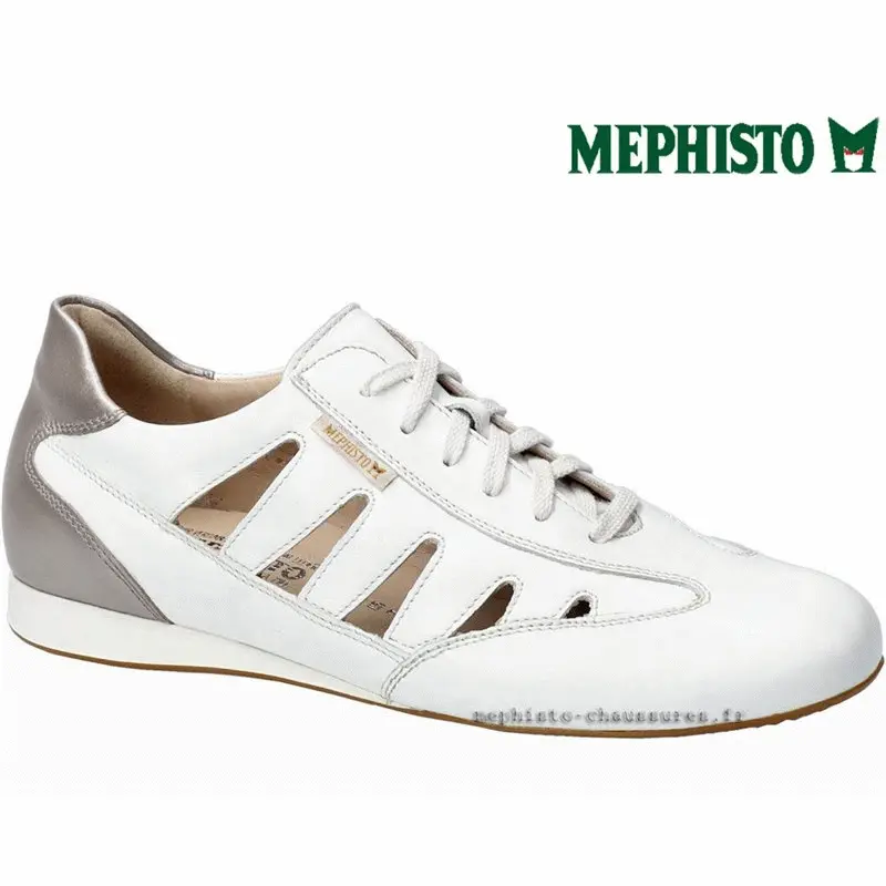 Mephisto Beata perf Blanc lacets_richelieu