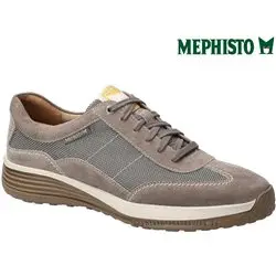 Mephisto Steve air Taupe Velours lacets_richelieu