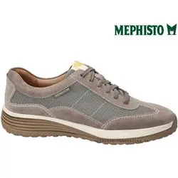 Mephisto Steve air Taupe Velours lacets_richelieu