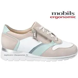 Mobils by Mephisto Ereen Blanc/Taupe basket_mode_basse