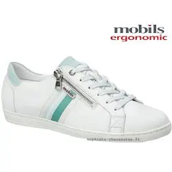 Mobils by Mephisto Hilarie Blanc cuir basket_mode_basse