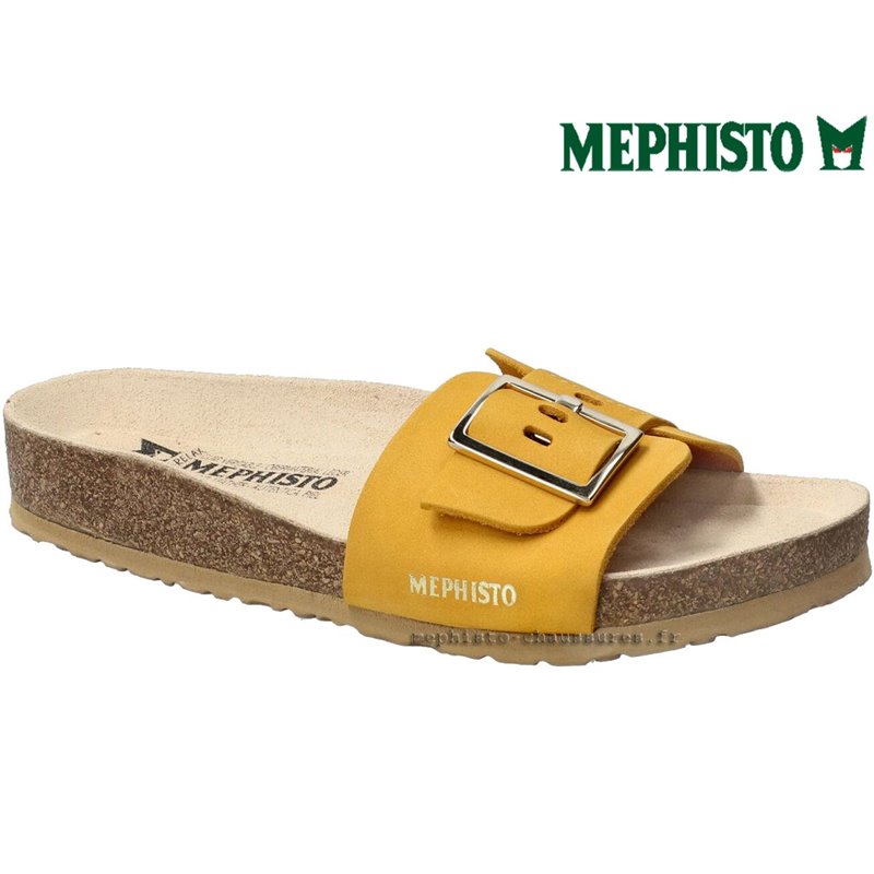 Mephisto Mabel Jaune nubuck mule