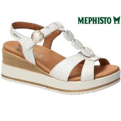 Mephisto Seline Gris clair cuir nu-pied