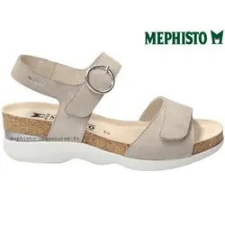 Mephisto Oriana Taupe Velours nu-pied