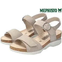 Mephisto Oriana Taupe Velours nu-pied