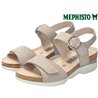 Mephisto Oriana Taupe Velours nu-pied