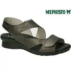 Mephisto Paska Noir/Or cuir nu-pied