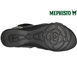 Mephisto Paska Noir/Or cuir nu-pied