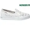 Mephisto Jana perf Blanc cuir mocassin