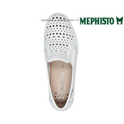 Mephisto Jana perf Blanc cuir mocassin
