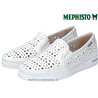 Mephisto Jana perf Blanc cuir mocassin