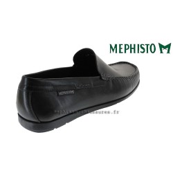 MEPHISTO Homme Mocassin ALGORAS Noir cuir lisse 9612