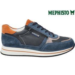 Mephisto Gilford Marine /Marron cuir basket_mode_basse