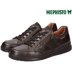 Mephisto Lisandro w Marron foncé cuir lacets_derbies