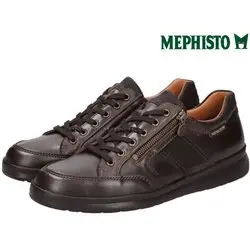 Mephisto Lisandro w Marron foncé cuir lacets_derbies