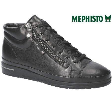 Mephisto Julie Noir cuir bottillon