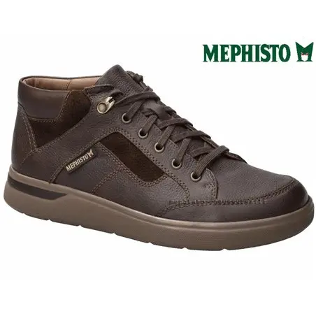 Mephisto Orton Marron foncé cuir bottillon