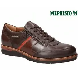 Mephisto Fabian Marron multi cuir lacets_richelieu