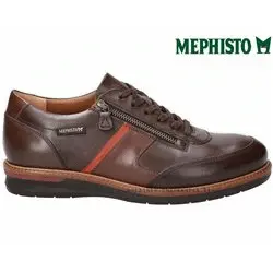 Mephisto Fabian Marron multi cuir lacets_richelieu