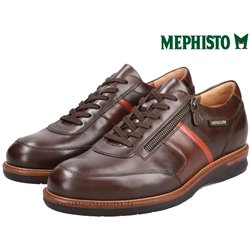 Mephisto Fabian Marron multi cuir lacets_richelieu