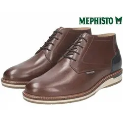Mephisto Frederico Marron/Marine cuir bottillon