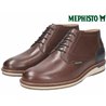 Mephisto Frederico Marron/Marine cuir bottillon