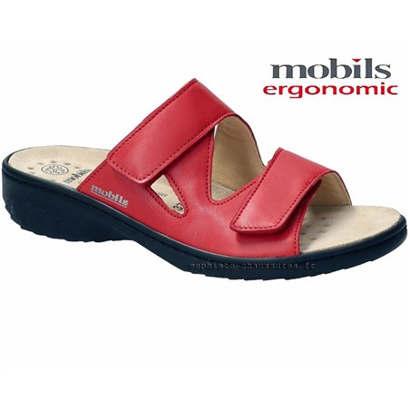 Mobils by Mephisto Geva Rouge cuir mule