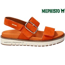 Mephisto Belona Orange nubuck sandale