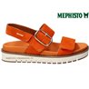 Mephisto Belona Orange nubuck sandale