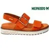 Mephisto Belona Orange nubuck sandale