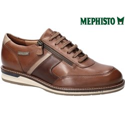 Mephisto Fabian Marron clair cuir lacets_richelieu
