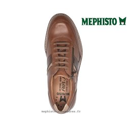 Mephisto Fabian Marron clair cuir lacets_richelieu