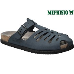 Mephisto Nikos Bleu nubuck sabot