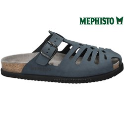 Mephisto Nikos Bleu nubuck sabot