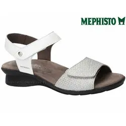 Mephisto Pattie Blanc/Argent sandale