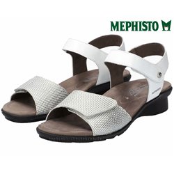 Mephisto Pattie Blanc/Argent sandale