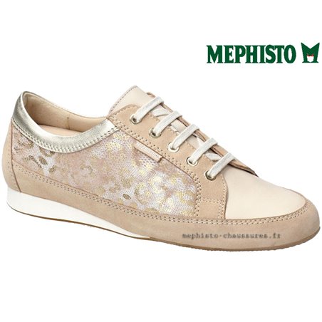 Mephisto BRETTA Taupe lacets_derbies