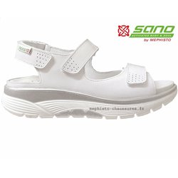 Sano Norine Blanc cuir sandale