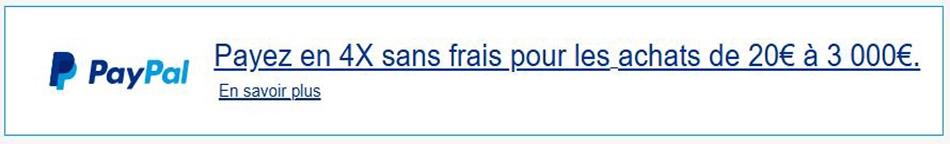 Paypal paiement en plusieurs fois